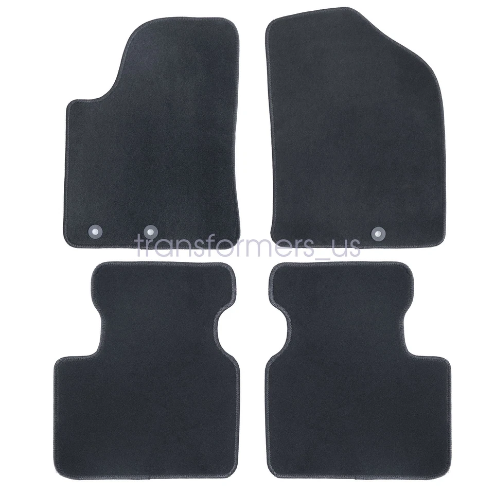 Alfombrillas delanteras y traseras negras para Kia Soul 2014 2015 2016 2017-2019 nuevas Foto 4 de 4
