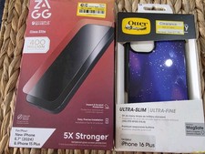 OtterBox Symmetry Series MagSafe Case iPhone 16 Plus, Nebula Zagg Bundle