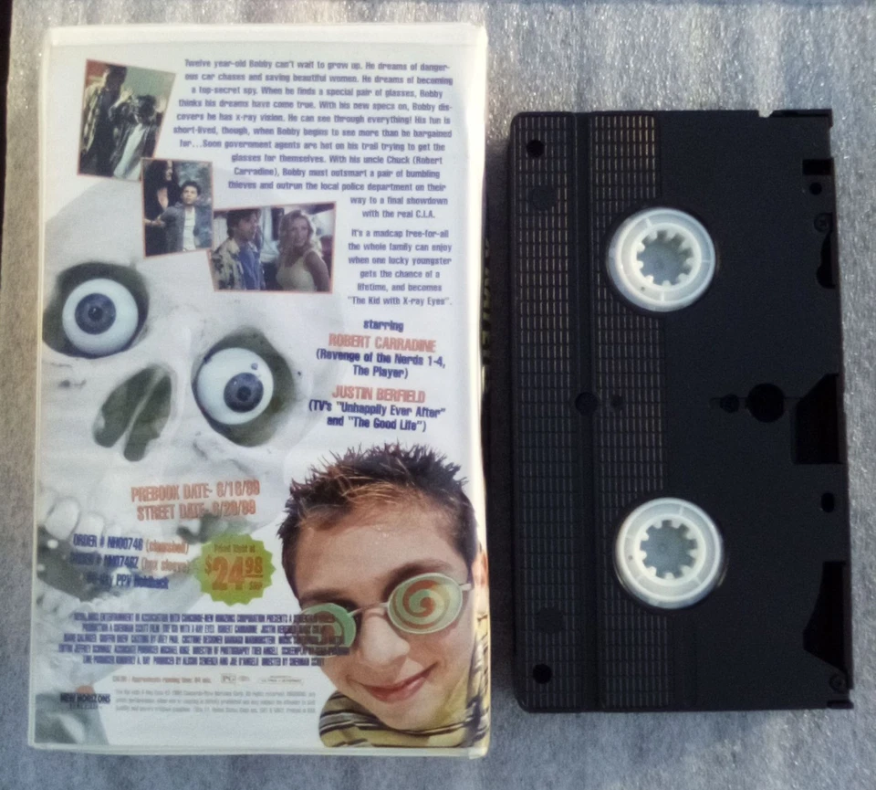 The Kid with X-Ray Eyes (DEMO VHS 1999) SCREENING/PROMO *Rare Cult Classic* OOP - Image 2 of 4