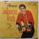 Elvis Presley Jailhouse Rock 1957 45rpm w/ Sleeve RCA 47-7035 Play Tested