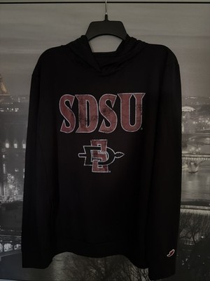 League SDSU Men s Large Black Hoodie Pullover