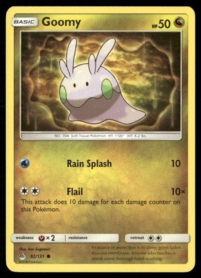 Goomy 92/131 Common Forbidden Light Pokemon Lightly Played
