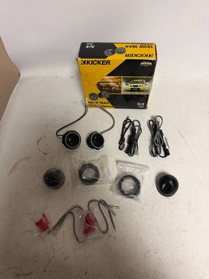 KICKER 46CST204 ¾ Titanium Car Tweeters  (Pair)