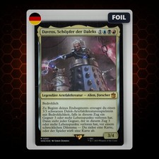 MTG - Davros, Dalek Creator - *FOIL* - WHO - Deutsch - NM