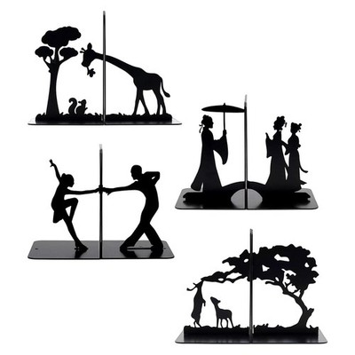 Iron Book Ends Book Stands Creative Books Support Stoppers Books Desktop