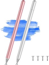 Stylus Pen for Touchscreen, Kenkor 2PCS iPad Pencil High Pink Silver
