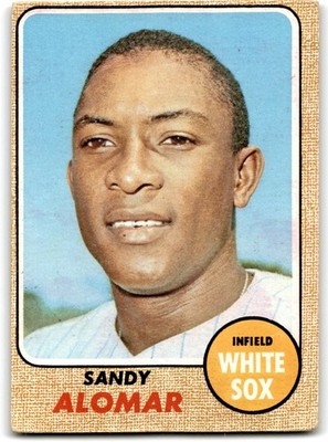 Sandy Alomar 1968 Topps High # Baseball Card #541 Chicago White Sox - GD