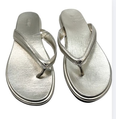 New SPERRY  Isla Leather Thong Sandals $70 GOLD - Women s Size 11