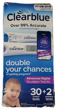 ClearBlue Advanced Digital Test Kit 30 Ovulation  2 Pregnancy Exp JUNE 2027