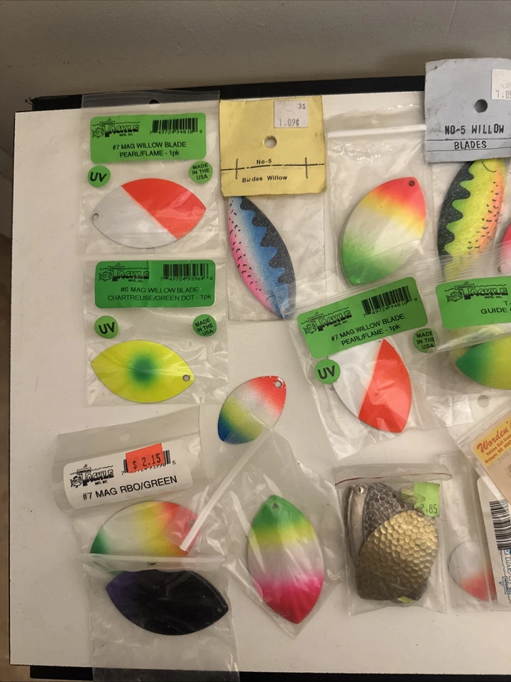 Gran Lote De Hojas Giratorias Salmón/Cabeza de Acero Wordens-Oregon Tackle-Mulkey’s D Foto 2 de 4