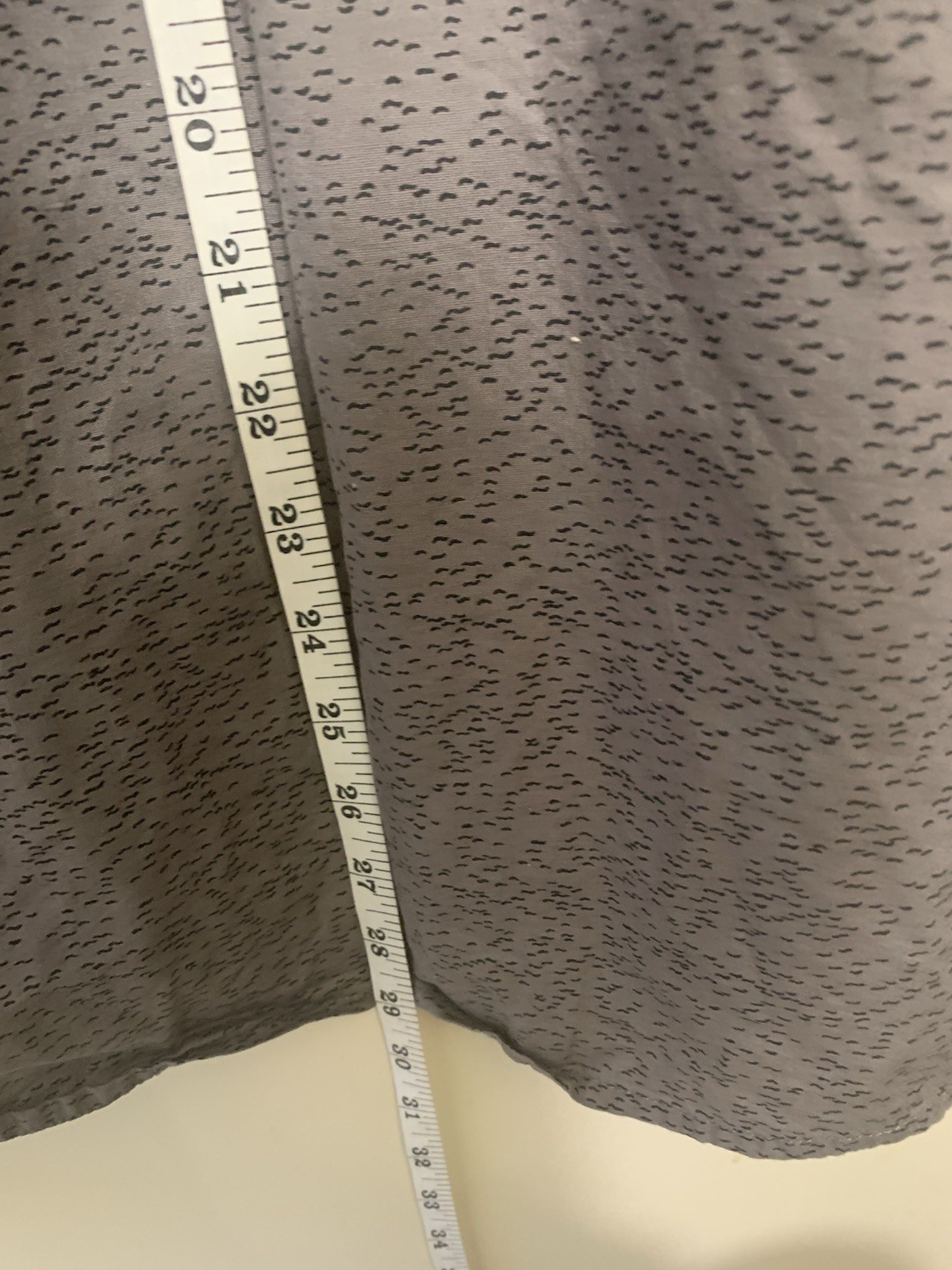 Button Down Shirt Gray And Black      Pattern Med… - image 14