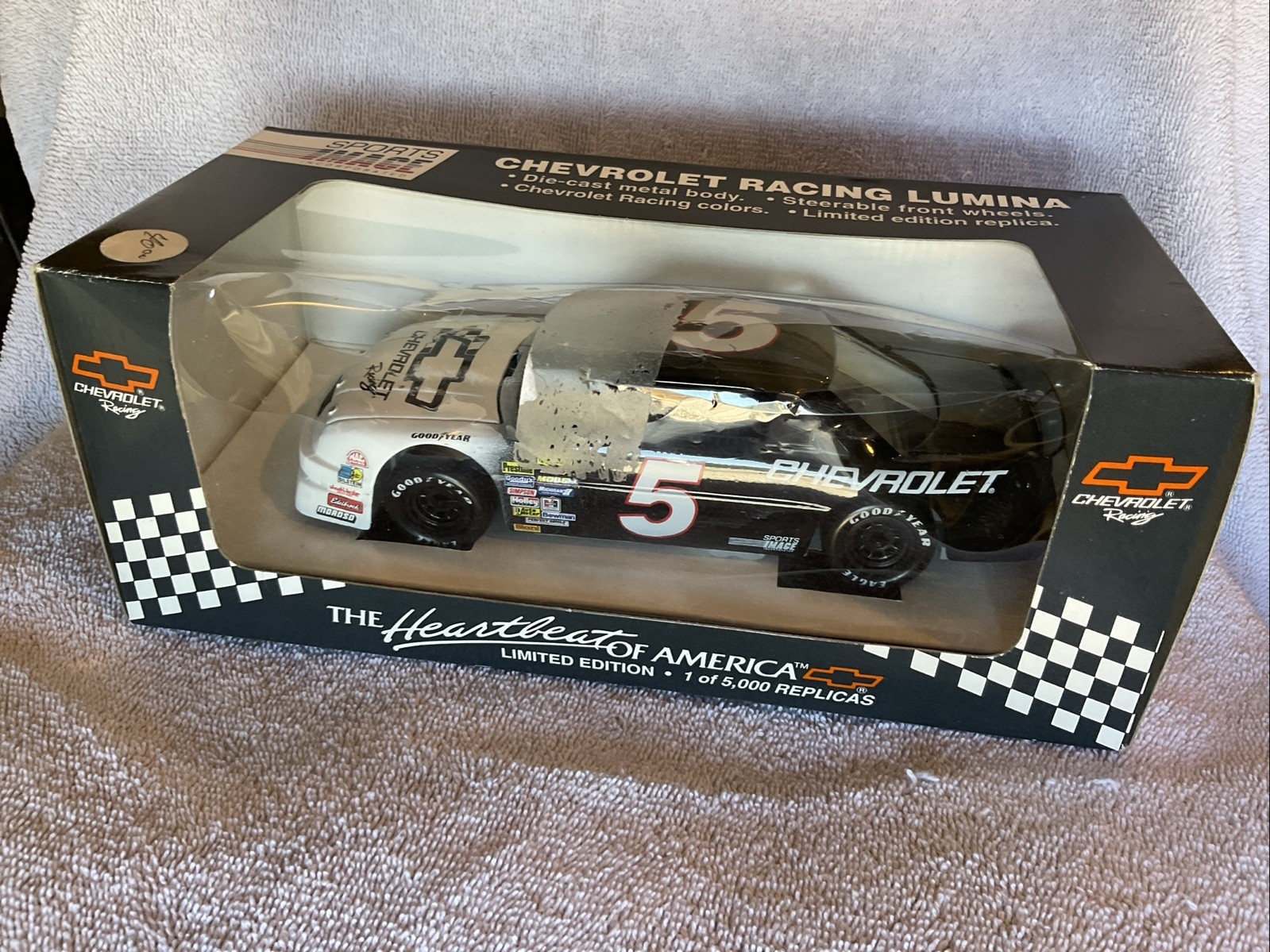 vtg 1993 Chevrolet racing heartbeat of America Lumina #3 die cast car /5,000