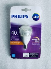 Open Box - Philips LED 40w Replacement 4.5w Soft White To Warm Dimmable Light