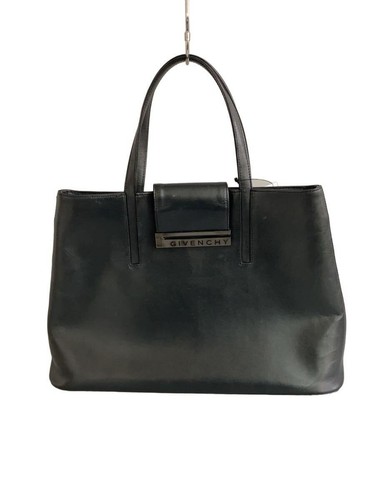 GIVENCHY Tote Bag Leather Black Used