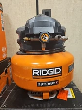 RIDGID 6 Gal. 150 PSI Portable Electric Pancake Air Compressor