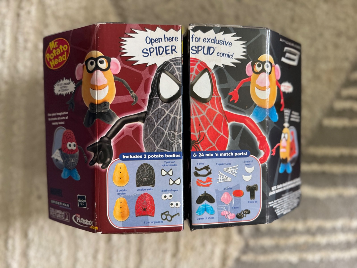 RARE Spider Man Mr Potato Head Spider Spud Venom Sealed Mister