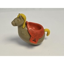 Vintage HASBRO Weeble Wobble Western Ranch HORSE w/SADDLE Replacement