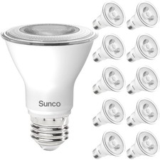 Sunco 10 Pack Par20 Led Bulb Flood Light E26 7w50w Track Lighting Sunco 10 Pack Par20 Led Bulb Flood Light E26 7w50w Track Lighting