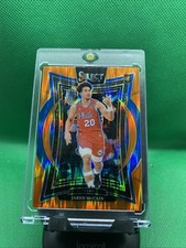 2024 Panini Select Jared McCain #82 RC Rookie Concourse Orange Flash Prizm In Ma