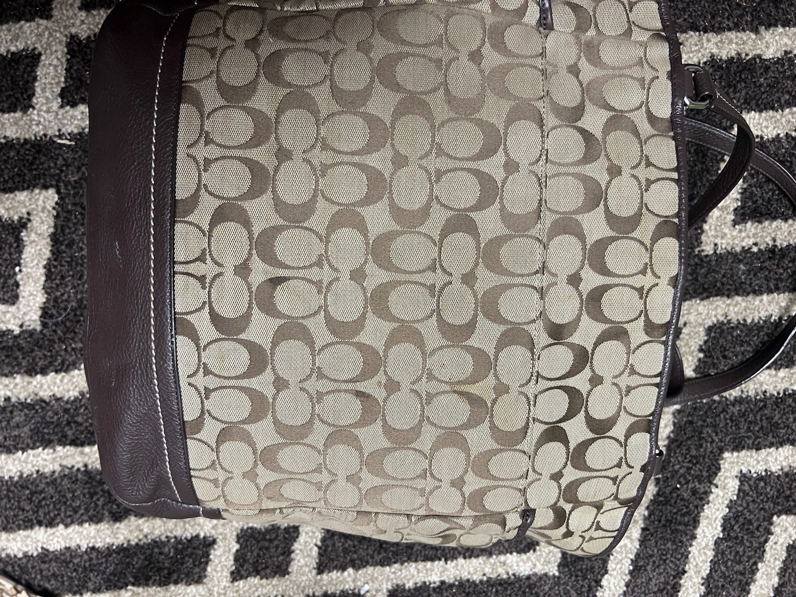 Borsa a mano Coach Park Signature North South