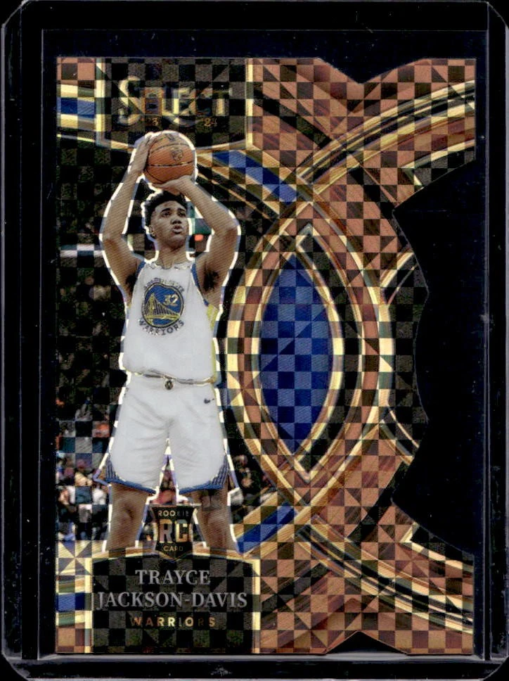 2023-24 Select Trayce Jackson-Davis Bronze Checker Prizm Die Cut RC Premier #/49