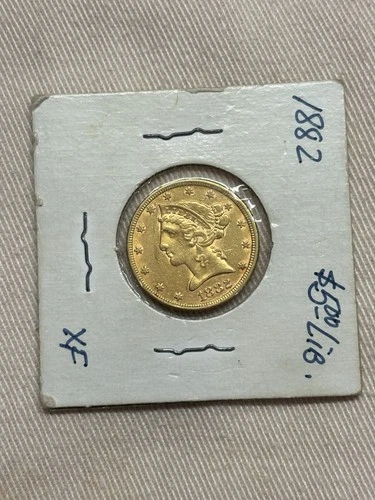 1882 $5 Liberty Head