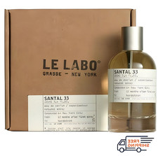 Le Labo Santal 33 Eau de Parfum Spray 3.4 Oz / 100 ML For Unisex New In Box
