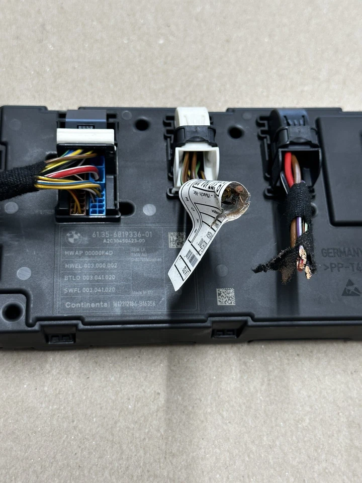 BMW 440I F32 2017-2020 bloque de relé de fusibles trasero carrocería módulo de control unidad BCM OEM Foto 3 de 4