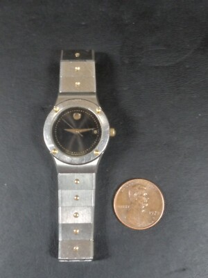 Movado 86.A3.836C Two Tone Museum Watch Anthony Bourdain in his Movado Museum ref 86.A3.836C - Seen  main image 2