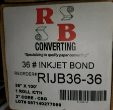 Roll Bond 36# Ink Jet Bond 36"x100' RIJB36-36