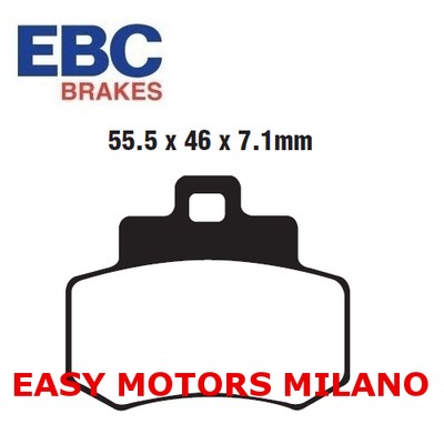 Plaquette De Frein Arrière ACCOSSATO Pour Kymco Grand Dink 250 - Mélange Organique Haute Performance