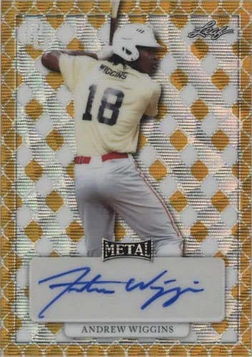 2022 Leaf Perfect Game National Showcase - Andrew Wiggins #MA-AW1