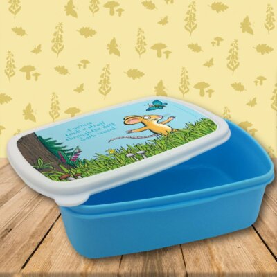 The Gruffalo Brotdose ''A Mouse Took a Stroll'' blau