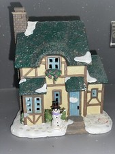 Lemax 45697 Winter Chalet Christmas Snow Village RETIRED 2014 RARE Tudor Cottage