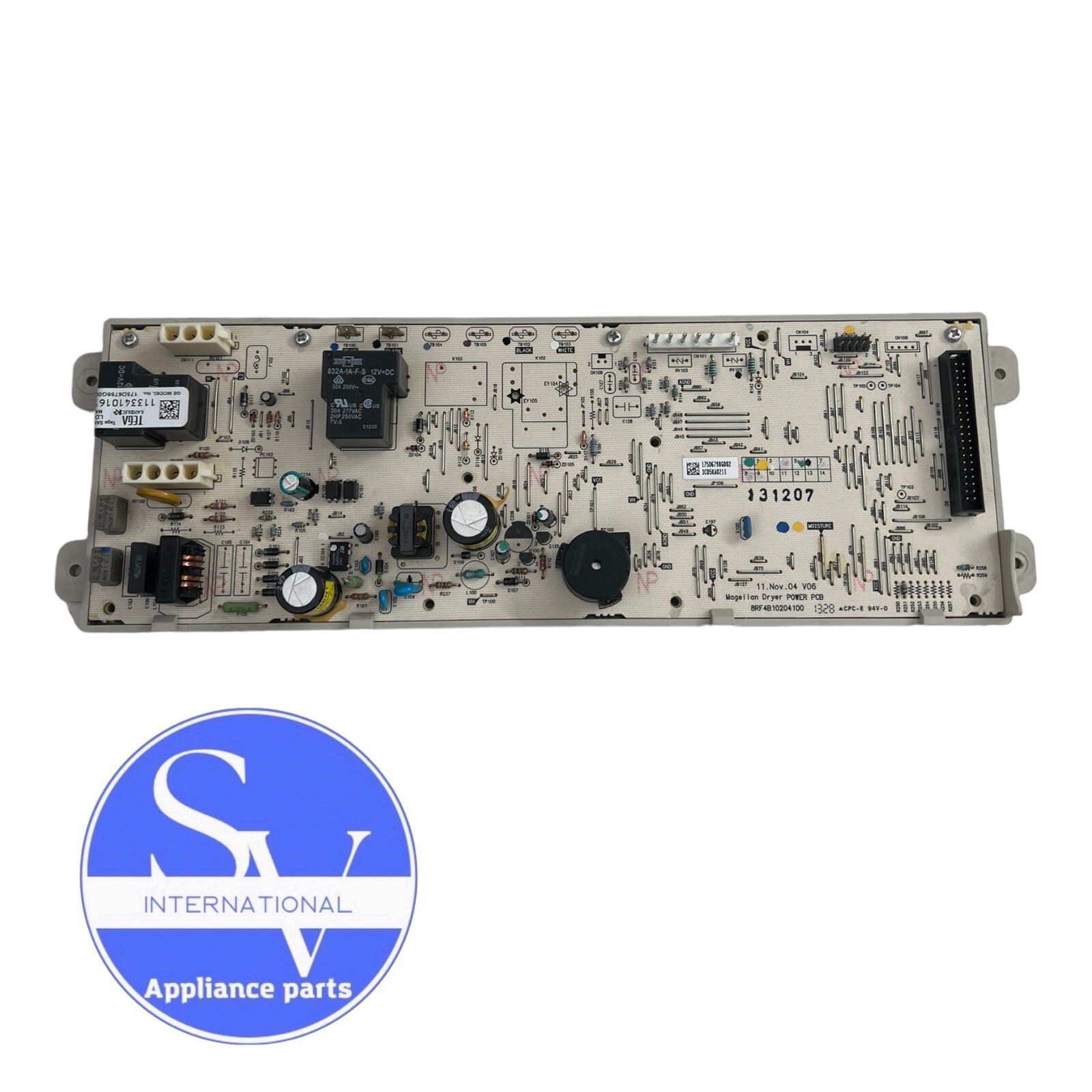 GE Dryer Control Board  WE04M10013 WE4M389 WE4M489 212D1201P001