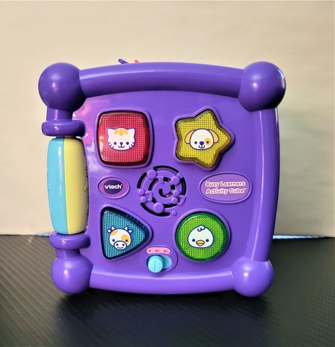 VTech Busy Learners Activity Cube - Purple 