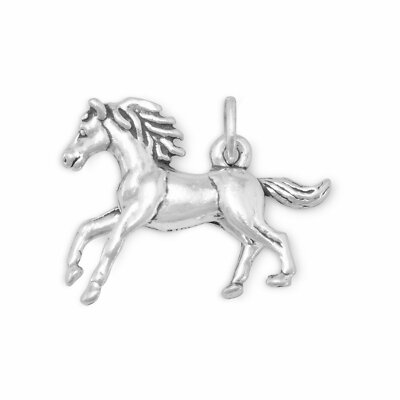 Sterling Silber ''Bucking Bronco!'' Pferd Anhänger