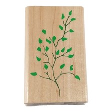 Rubber Stampede Posh Impressions Leaves Ivy Wood Mounted Rubber Stamp