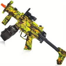 Gel Blaster with Large Capacity Drum Magazine Manual & Auto Mode Outdoor Game
