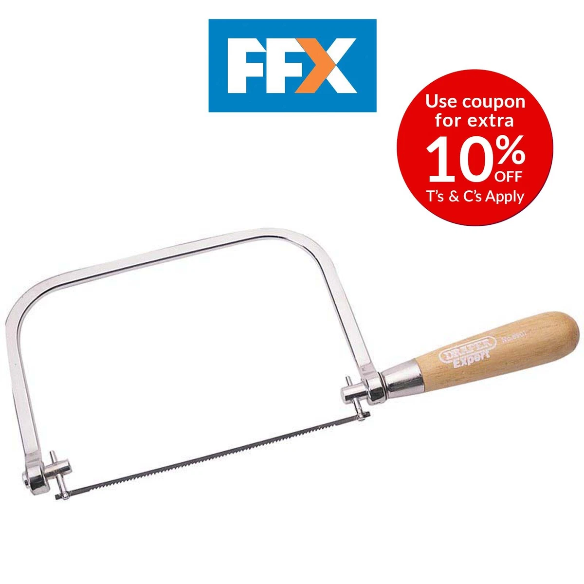 Draper 8901 Expert Coping Saw Frame and Blade eBay