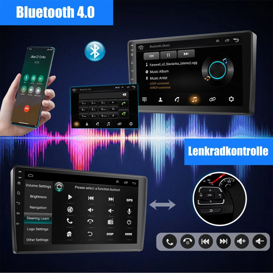 9” Autoradio Für Fiat Ducato Citroen Jumper Android 13 Carplay GPS Navi mit Kam - Bild 4 von 4