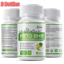 Official Spark Keto Pills, 1200mg BHB Ketones, K3 Mineral Supplement, 3 Pack