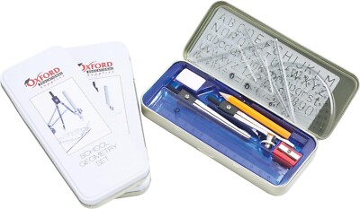 Qualität Oxford Mathematik Geometrie 10-teiliges Set im Blechunterricht Back to School Zubehör