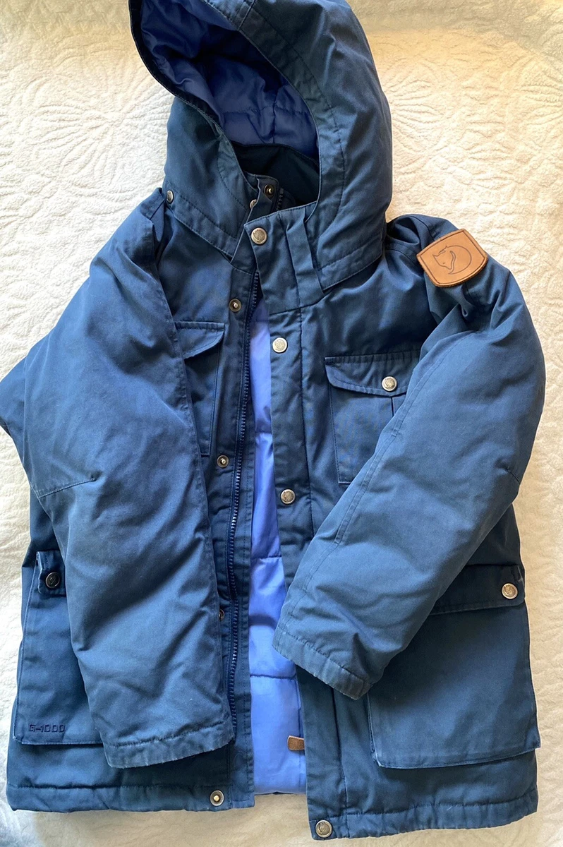 Boys Kids Greenland Blue Down Parka Jacket Size 8-9 Eur 134 | eBay