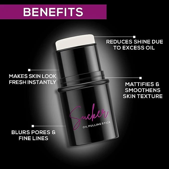 RENEE Sucker Oil Pulling Primer Stick 5gm, Instantly Mattifies & Smoothens Skin - Image 2 of 4