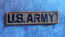 US ARMY Embroidered 4-1/2" Name Tape With Borders PM0286 EE