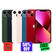 Apple iPhone 13 128GB 256GB Blue/Red T-Mobile Unlocked Verizon Free Shipping