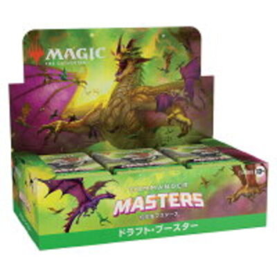 Magic The Gathering Commander Masters Draft Booster 24Pack Box Japanese Version