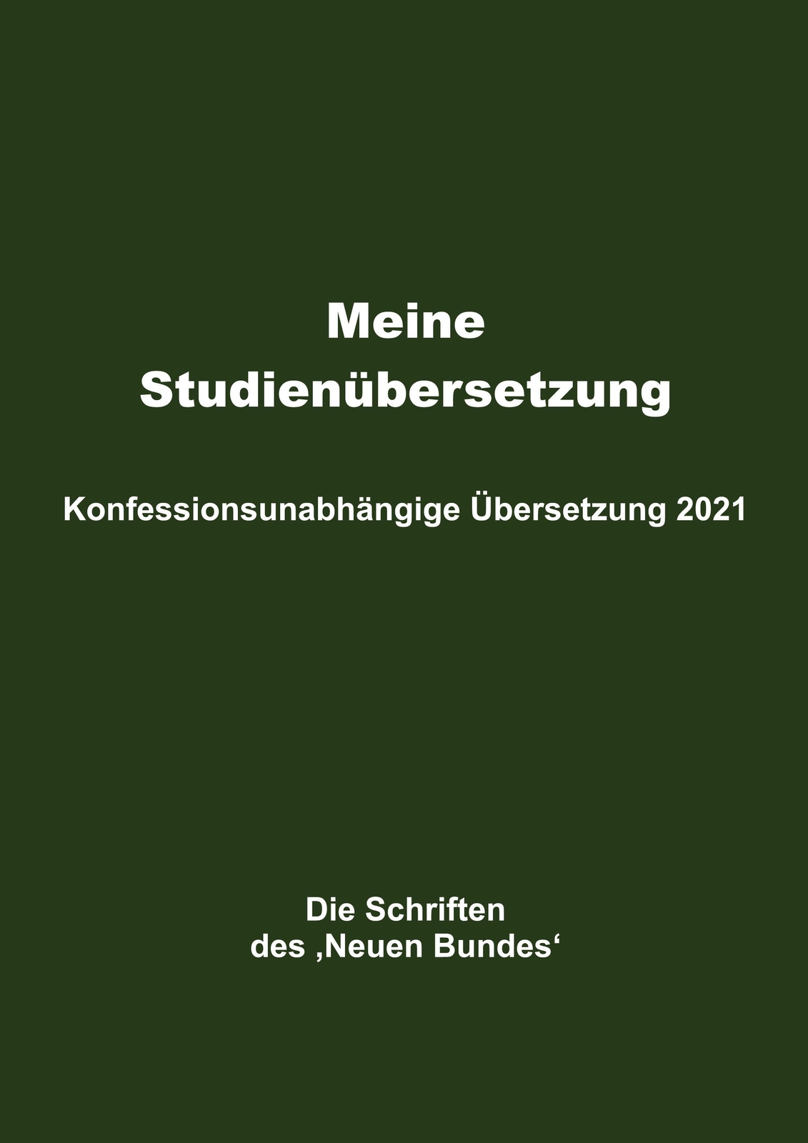 Thumbnail - Meine Studienübersetzung ¿ Konfessionsunabhängige Übersetzung 2021