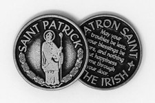 Saint Patrick's Pocket Token Pewter Metal Keepsake Medal  Irish Catholic (day)